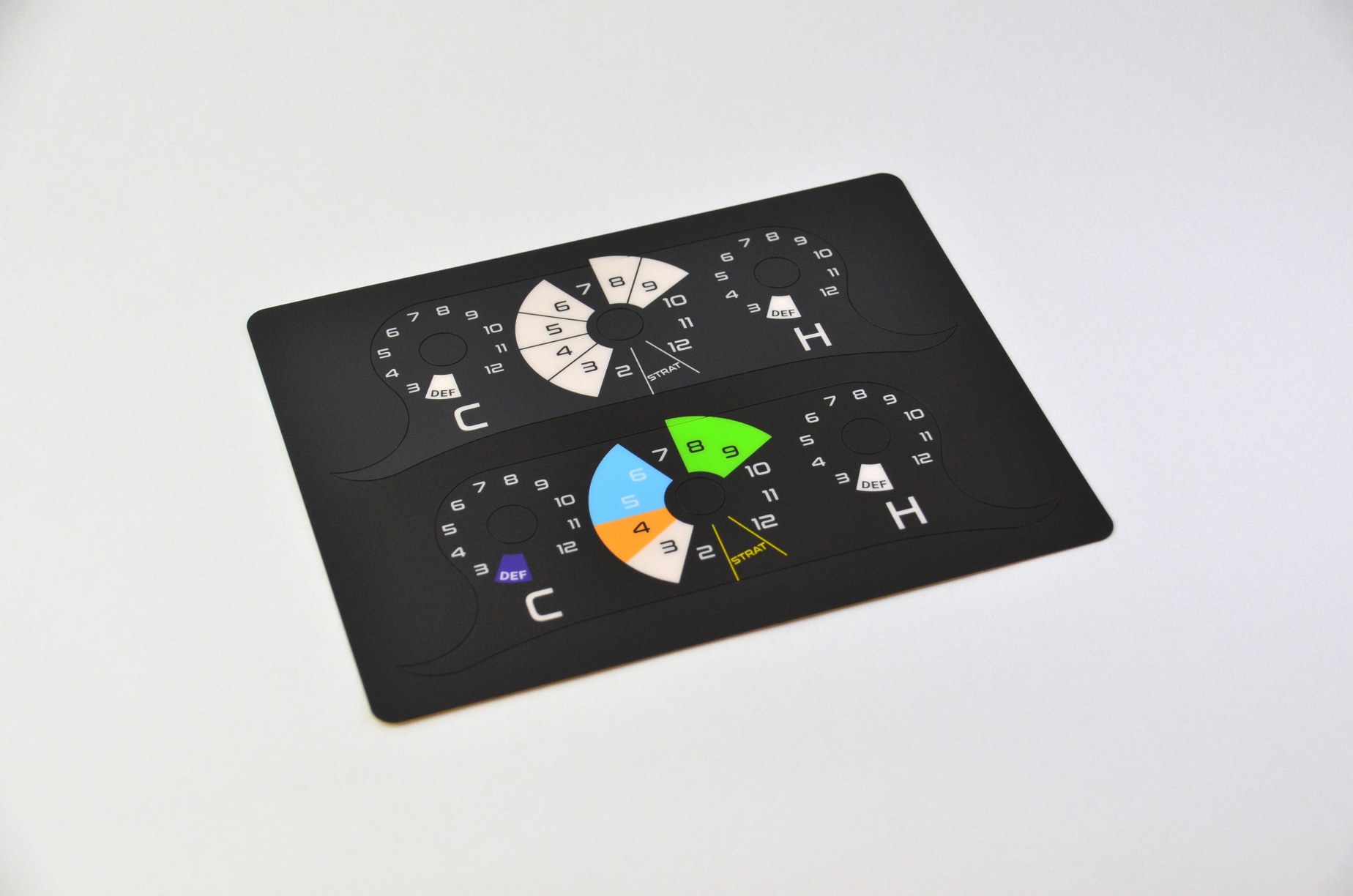 Premium PET decal sheet for the MF1 DIY Project, designed for durability and professional results.
