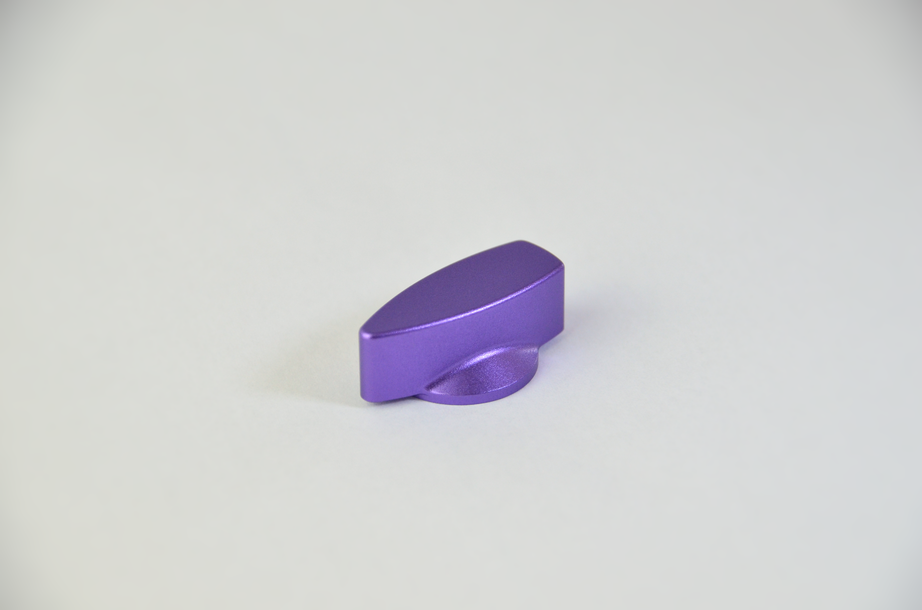 Coloured anodized aluminium rotary knob designed for use with the MF1 DIY project