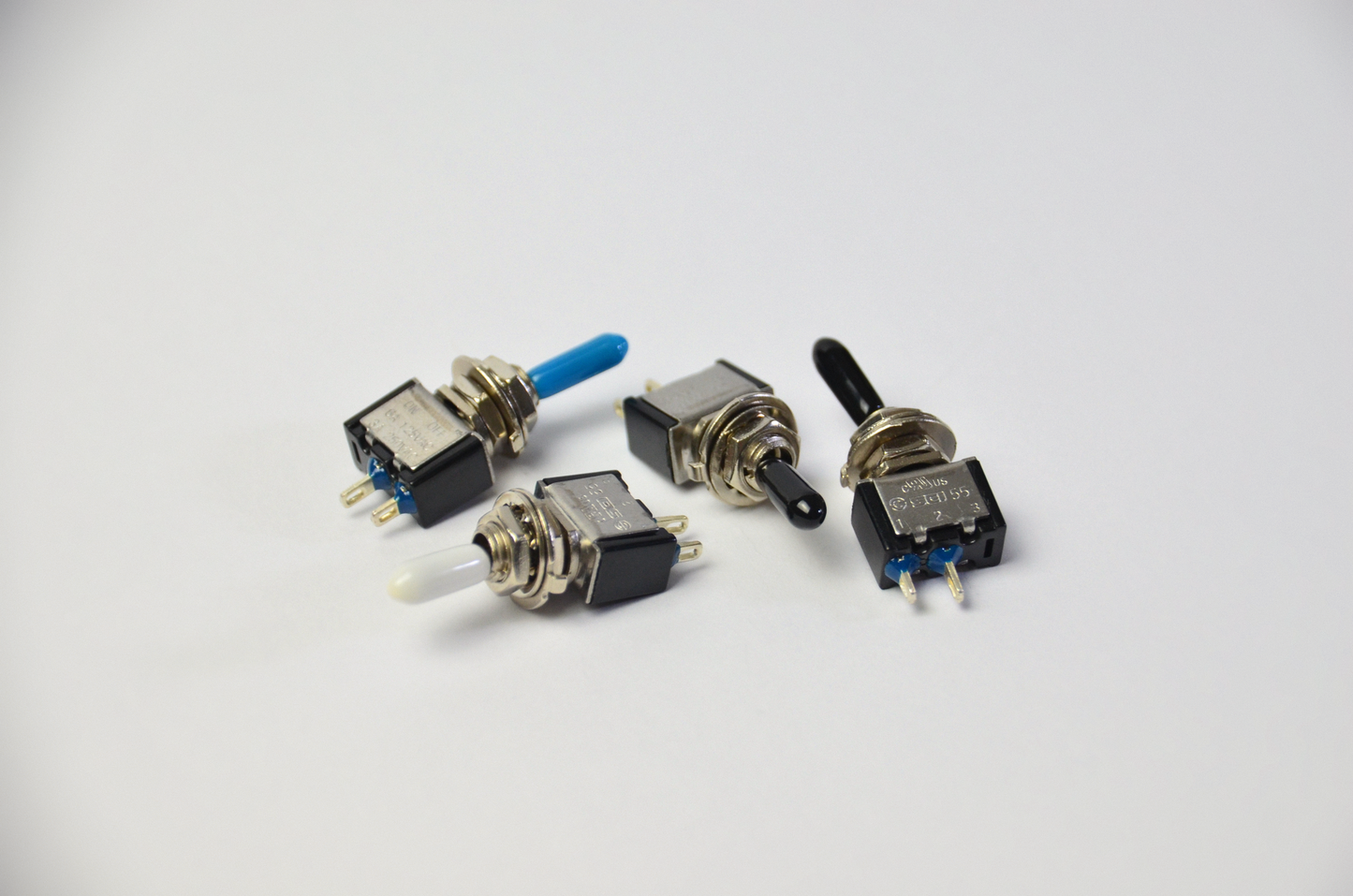 Compact toggle switches for DIY sim racing projects, offering tactile feedback and great value for money