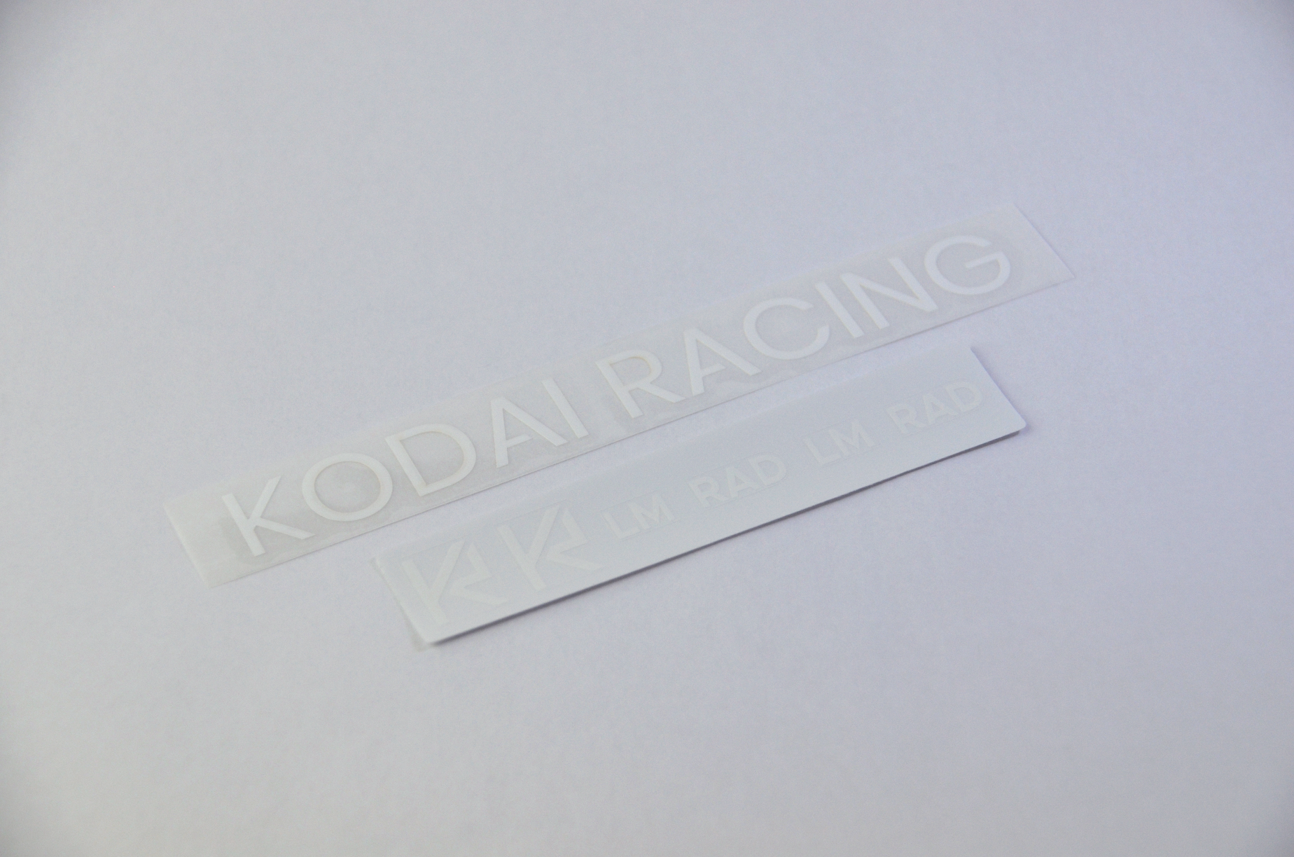 High-quality vinyl transfer stickers for the MF1 DIY Project, perfect for a clean and professional finish.
