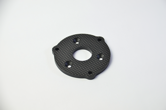 CNC-machined matte carbon fiber plates for DIY sim racing projects, lightweight and high-quality components