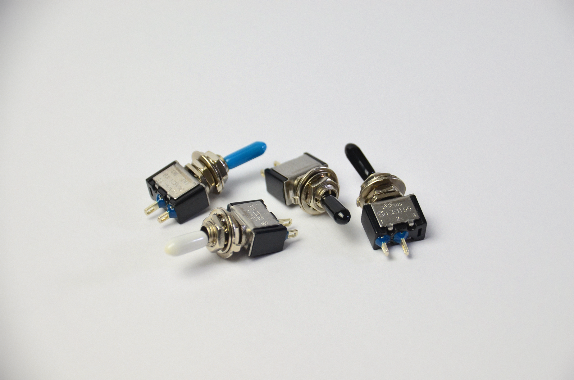 Compact toggle switches for DIY sim racing projects, offering tactile feedback and great value for money