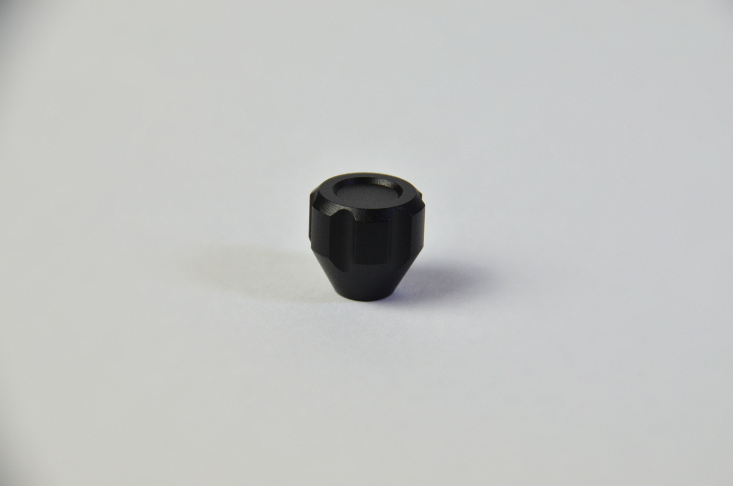 Black anodized aluminium switch knobs for sim racing DIY projects. 